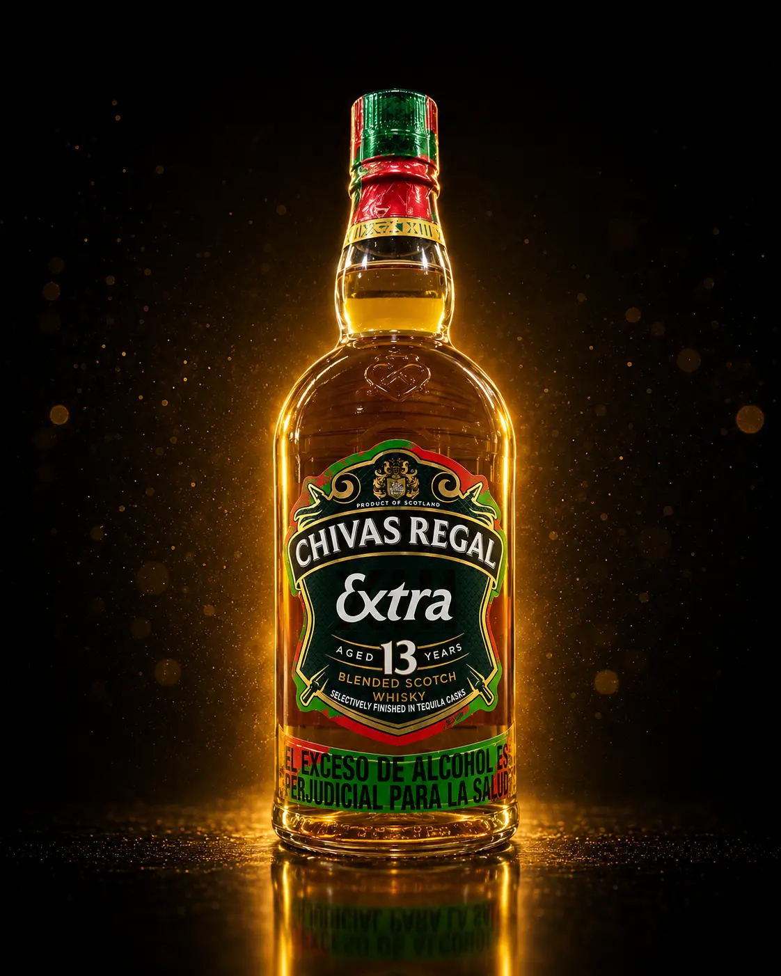 Botella de whisky Chivas Regal Extra 13 años Tequila Cask 700 ml