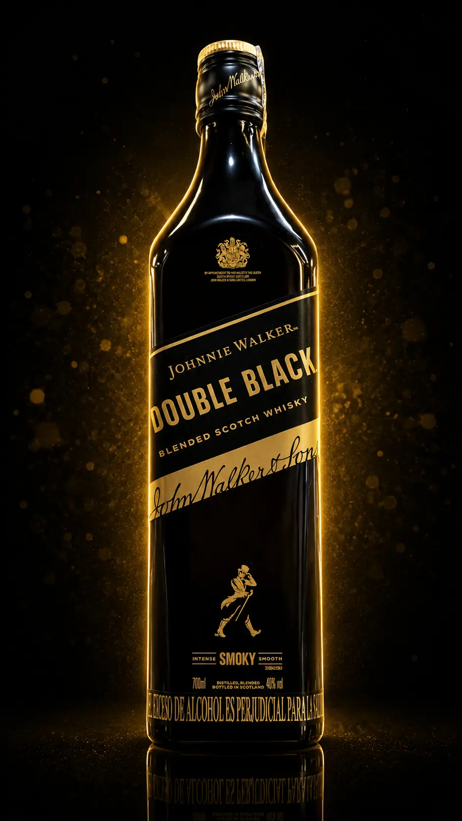 Botella de whisky Johnnie Walker Double Black 700 ml