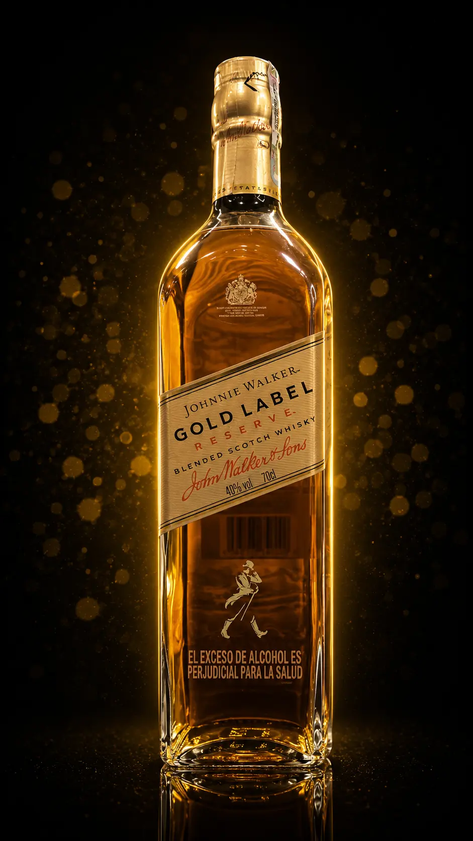 Botella de whisky Johnnie Walker Gold Label Reserve 700 ml